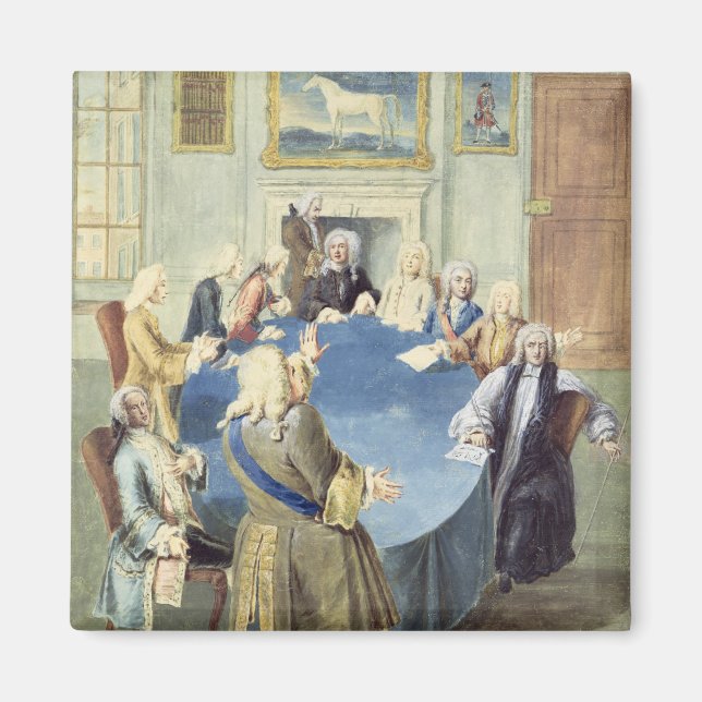 Herr Robert Walpole talade inför sitt kabinett Magnet (Framsidan)
