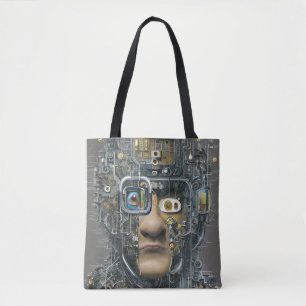 Herr Robotteknik Maskulin Man Pung Bag Tygkasse