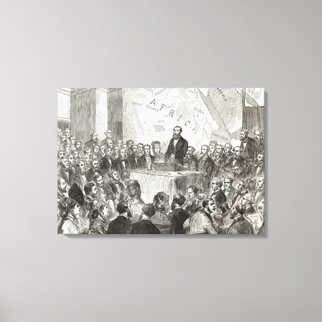 Herr Samuel Baker Canvastryck (Framsida)