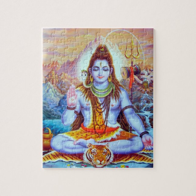 Herr Shiva hinduism Pussel (Vertikal)
