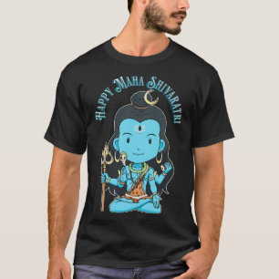 Herr Shiva i lotusposition T Shirt