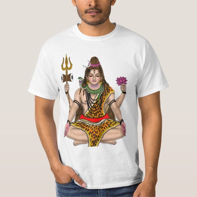 Herr Shiva T-Shirts (Framsida)