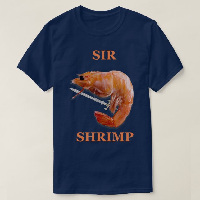 Herr Shrimp T Shirt (Design framsida)