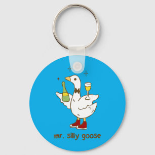 Herr Silly Goose Bröllop Svärmannafest Rolig Nyckelring