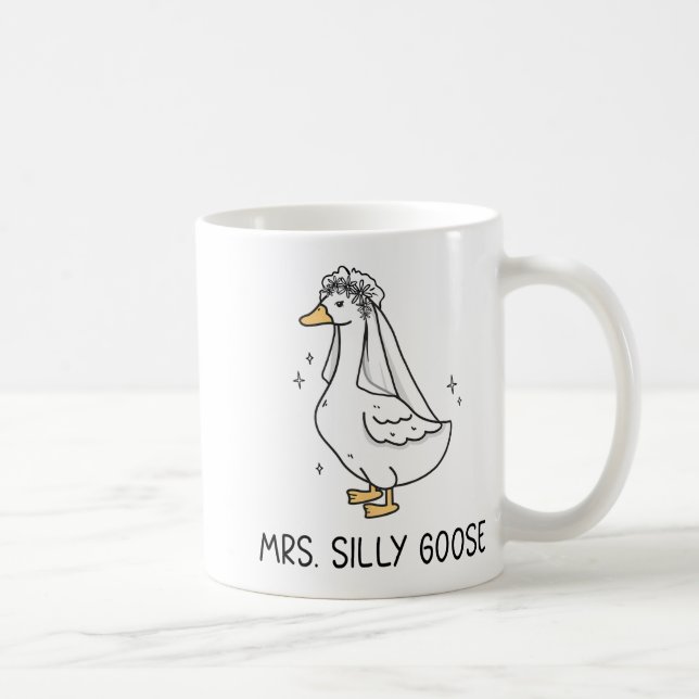 Herr Silly Goose Och Fru Silly Goose Par Matchi Kaffemugg (Höger)