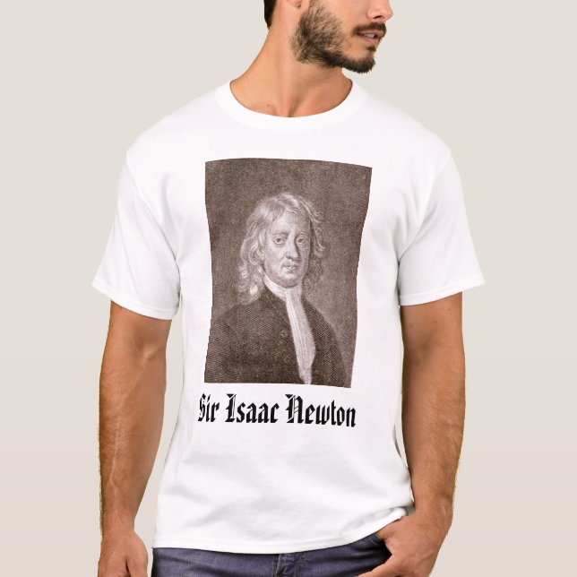 Herr skräddarsy Isaac Newton - T-shirt (Framsida)
