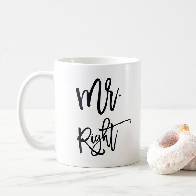Herr skrivar den högra | Herr trendiget personlig Kaffemugg (Med munk)