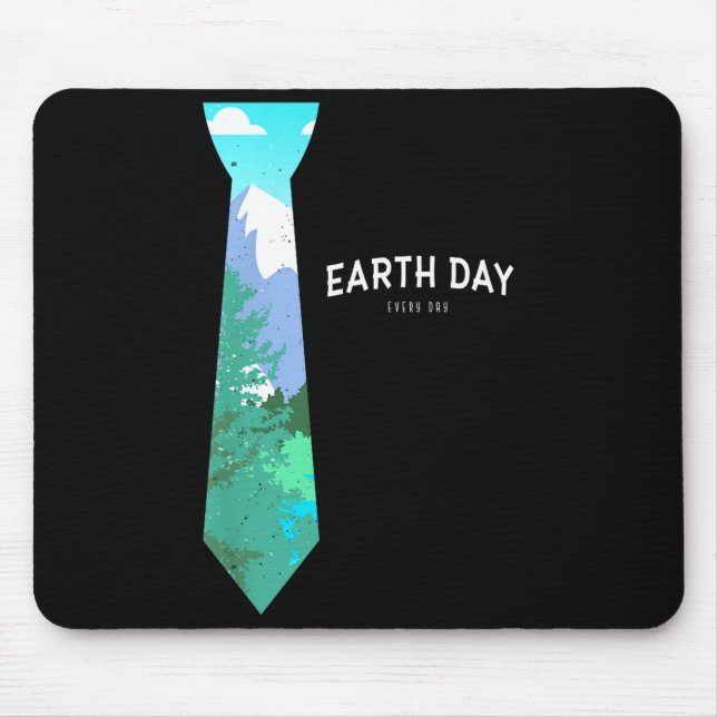 Herr slips - Earth Day Varje dag Earth Day  Musmatta (Framsidan)