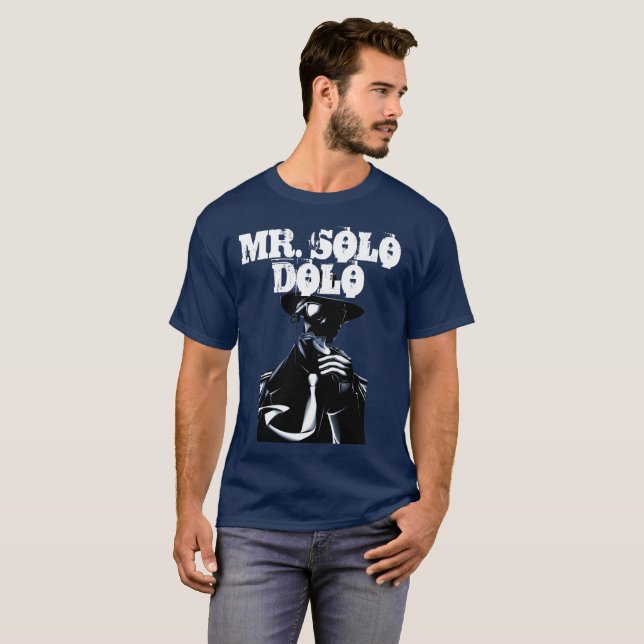 Herr solo Dolo T-shirt (Hel framsida)