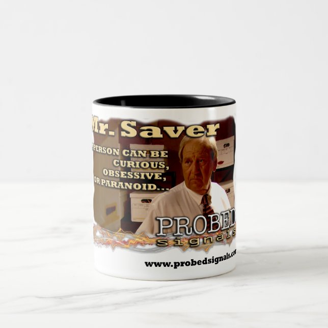 Herr spararemugg Två-Tonad mugg (Center)