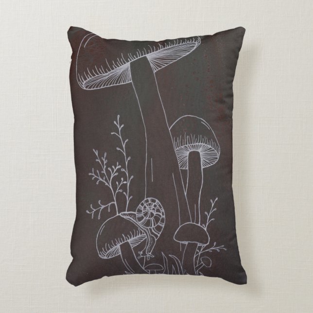 Herr Spiral och Sporebrigaden Prydnadskudde (Framsidan(Vertikal))