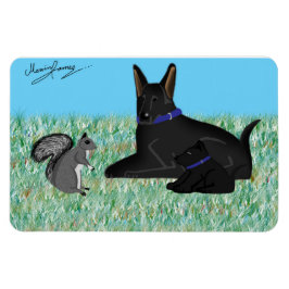 Herr Squirrel - Konversationen i korthet Magnet