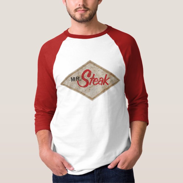 Herr Steak T Shirt (Framsida)