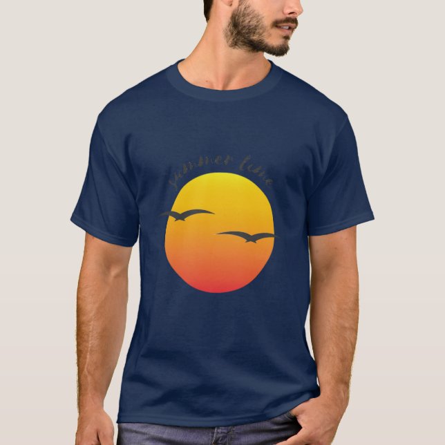 Herr Sunny Design T-shirt  (Framsida)