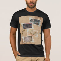 Herr svart t-shirt