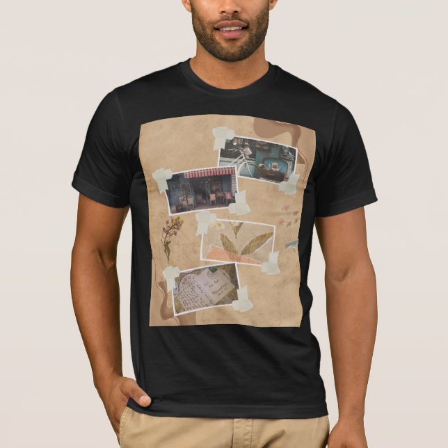Herr svart t-shirt (Framsida)