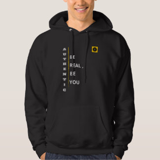 Herr sweatshirt med huva - Äkta känsla