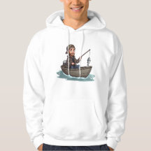 Herr T-Shirt/Hoodie för fiske
