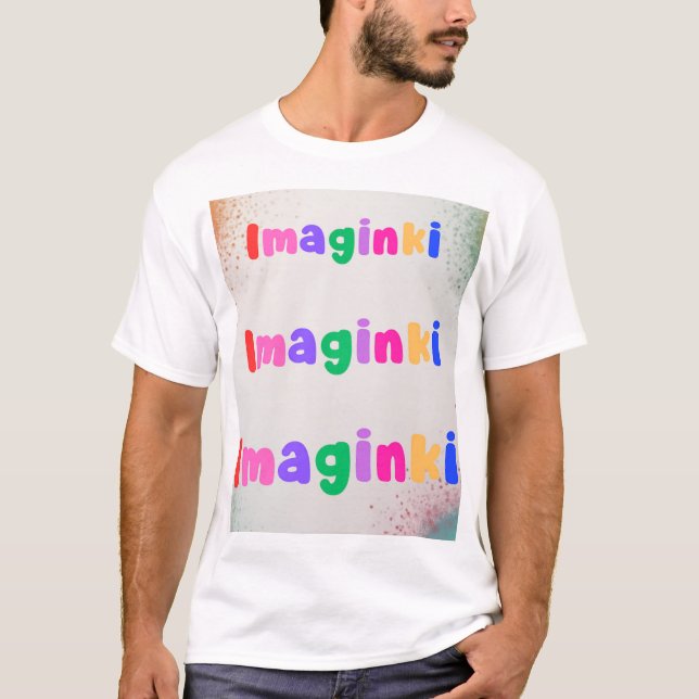 herr T-shirt i bomull (Framsida)