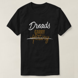 Herr T-shirt med grafik om Dreadlock-historia