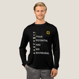 Herr T-shirt med hela ärmar - Limitless Vibe