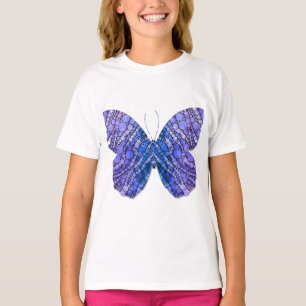 Herr T-shirt med raglanärmar och stiliserad dödska