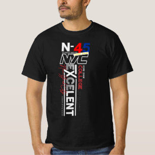 Herr T-shirt med tryck/märke