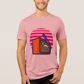 Herr T-shirt Retro Radio Vintage
