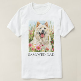 Herr T-Shirt – Samoyed Pappa Tröja för hundälskare