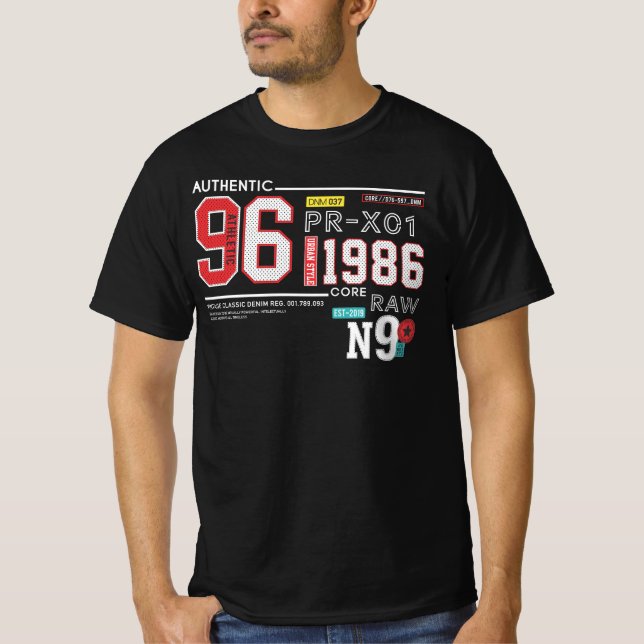 Herr T-Shirt Till Värdet (Framsida)