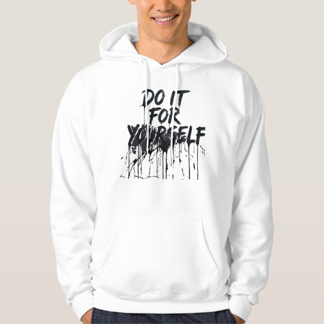 Herr T-Shirts Hoodie (Framsida)