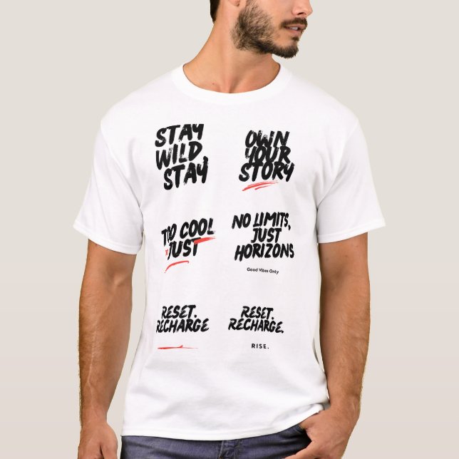 Herr-T-shirts T Shirt (Framsida)