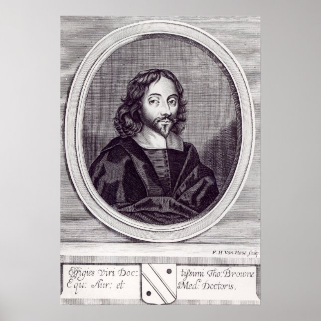 Herr Thomas Browne , ingiven av Frederick Poster (Framsidan)