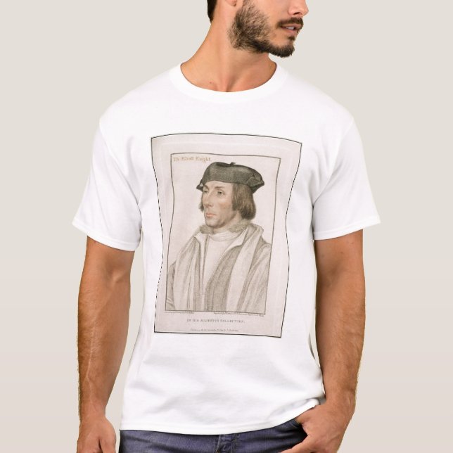 Herr Thomas Elyot (c.1490-1546) som inristas av Tee Shirt (Framsida)