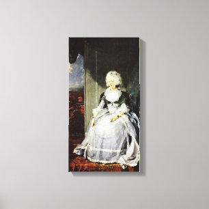 Herr Thomas Lawrence - drottning Charlotte Canvastryck