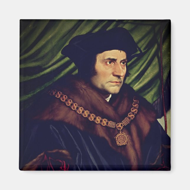Herr Thomas More - by Hans Holbein, the Younger Magnet (Framsidan)