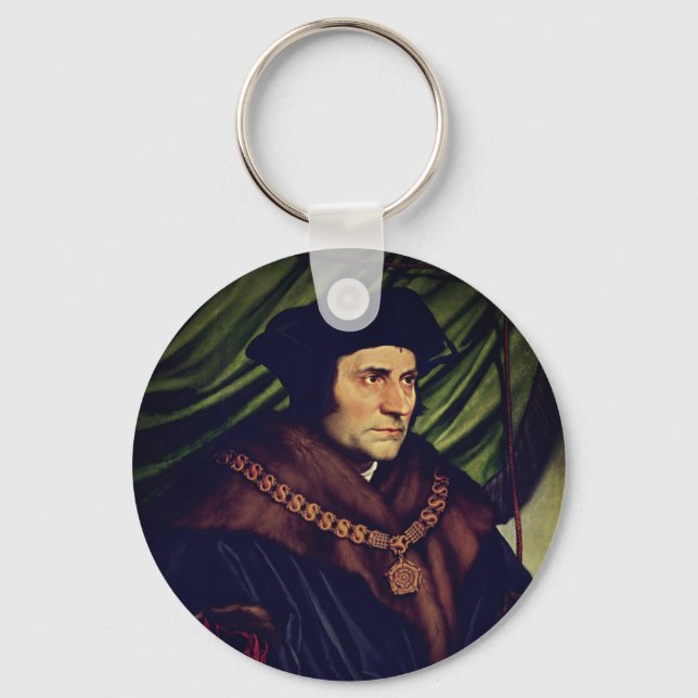 Herr Thomas More - by Hans Holbein, the Younger Nyckelring (Framsida)