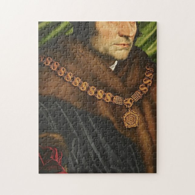 Herr Thomas more by Hans Holbein The Younger Pussel (Vertikal)