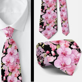 Herr Tie | Bröllop & Evenemang Blommig Necktie Slips