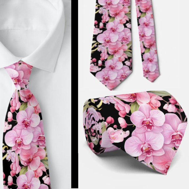 Herr Tie | Bröllop & Evenemang Blommig Necktie Slips (Skapare uppladdad)