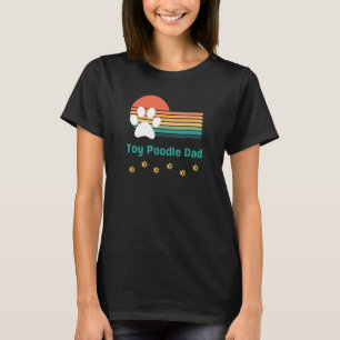 Herr Toy Poodle Dog Dad Herr Vintage och Retro St T Shirt