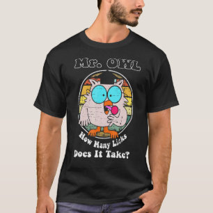Herr UGGLA, hur många Slickar tar det Retro? T Shirt