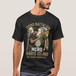 Herr USMC Third Battalion MCRD Parris Island We M T Shirt