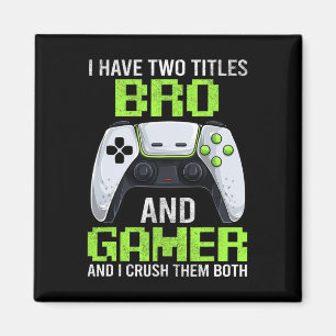 Herr Video Game Bro Gamer Tröja Magnet