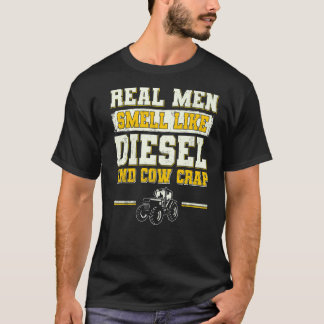 Herr Vintage Traktor Män Lantbrukare Gård Ranchäga T Shirt