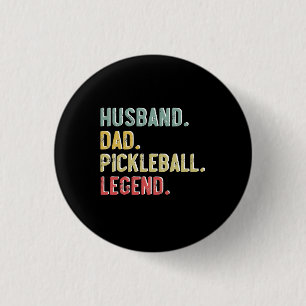 Herr Vintage Tröja Make Far Pickleball Legend Knapp