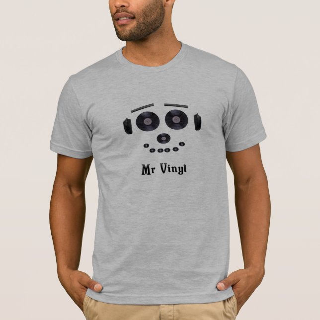 Herr vinyl t-shirt (Framsida)