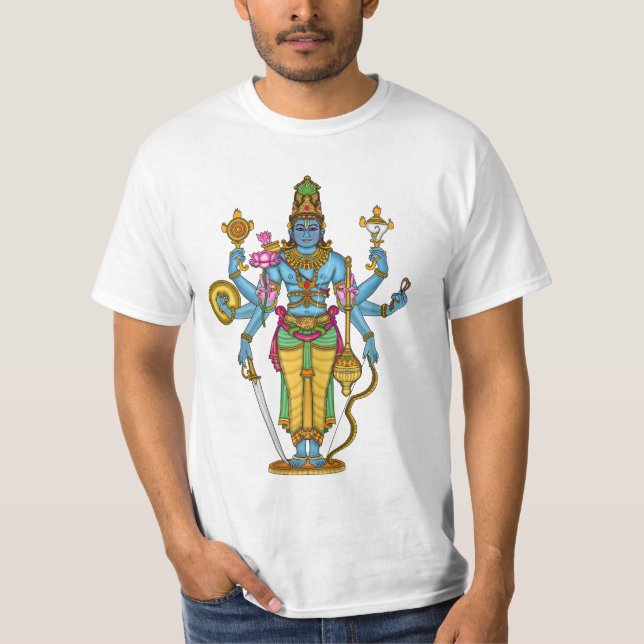 Herr Vishnu T-Shirt (Framsida)