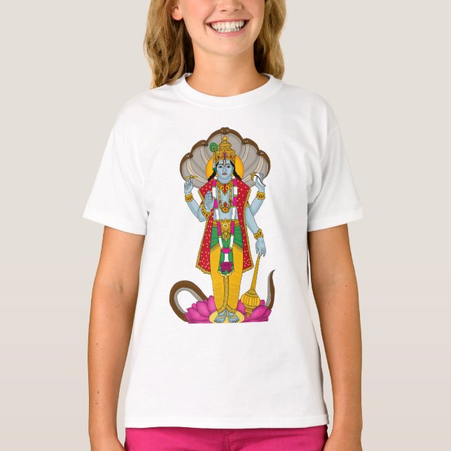 Herr Vishnu T-Shirts (Framsida)