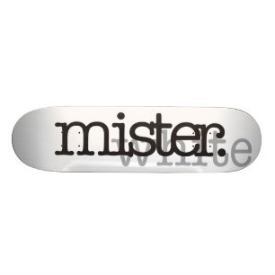 HERR VIT MINI SKATEBOARD BRÄDA 18,7 CM